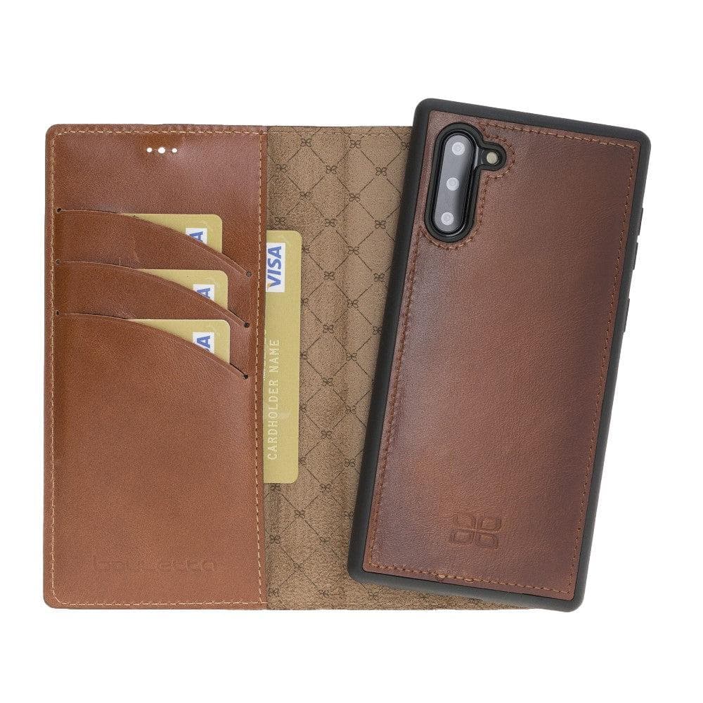 Samsung Galaxy Note 10 Series Genuine Leather Detachble Wallet Case