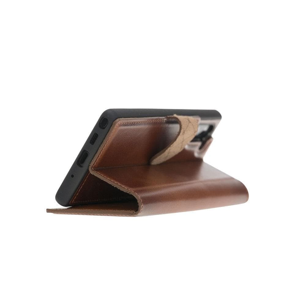 Samsung Galaxy Note 10 Series Genuine Leather Detachble Wallet Case