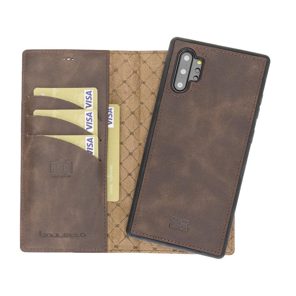 Samsung Galaxy Note 10 Series Genuine Leather Detachble Wallet Case