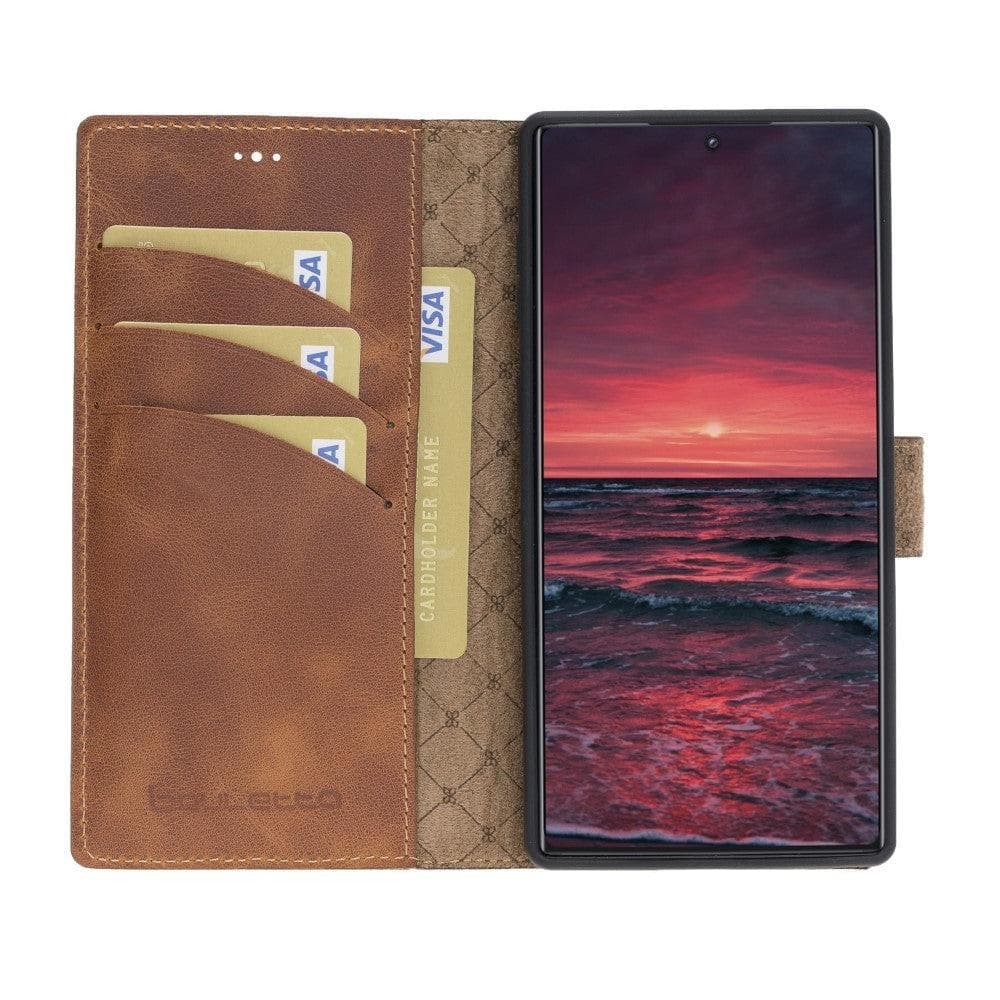 Samsung Galaxy Note 10 Series Genuine Leather Detachble Wallet Case