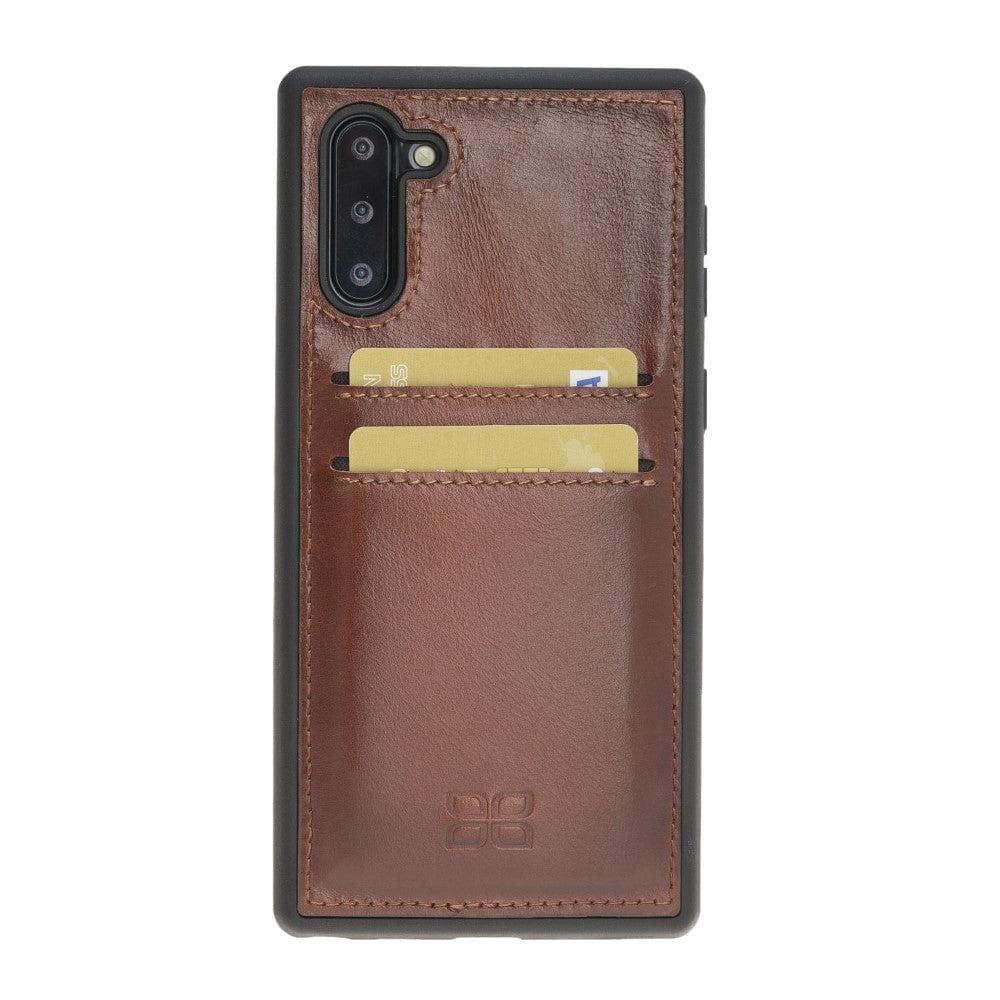 Samsung Galaxy Note 10 Series Genuine Leather Flex Cover With Card Holder Case