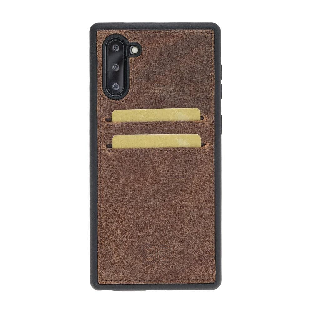 Samsung Galaxy Note 10 Series Genuine Leather Flex Cover With Card Holder Case