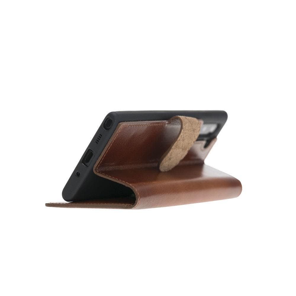 Samsung Galaxy Note 10 Series Genuine Leather Wallet Folio Case