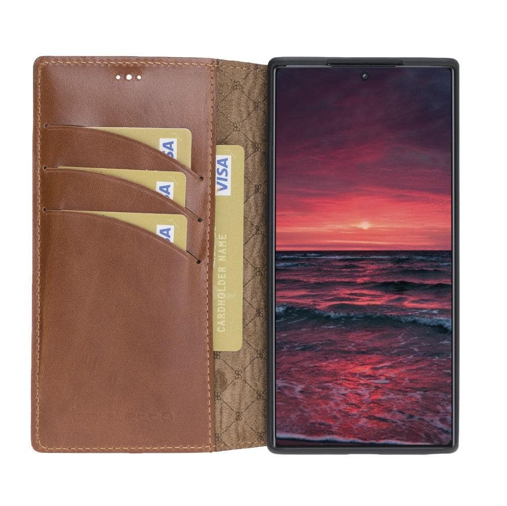 Samsung Galaxy Note 10 Series Genuine Leather Wallet Folio Case