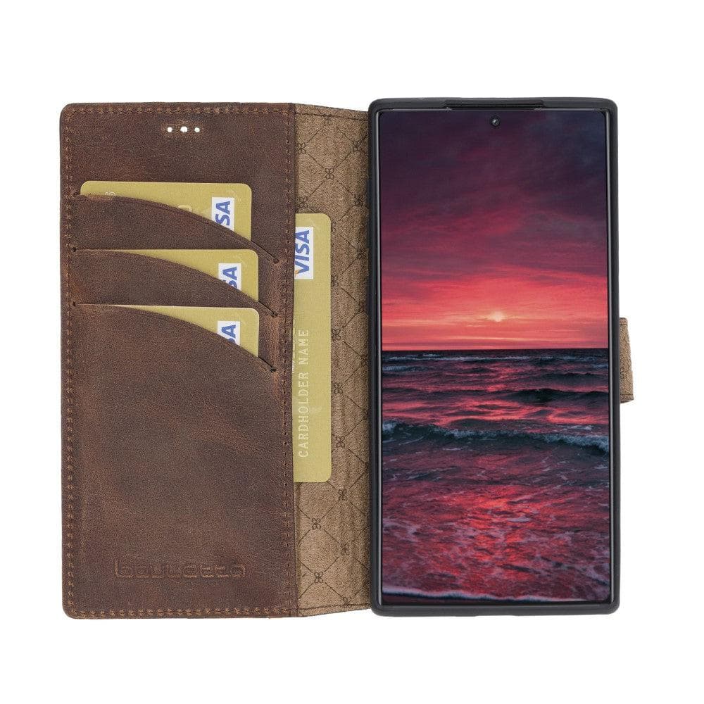Samsung Galaxy Note 10 Series Genuine Leather Wallet Folio Case