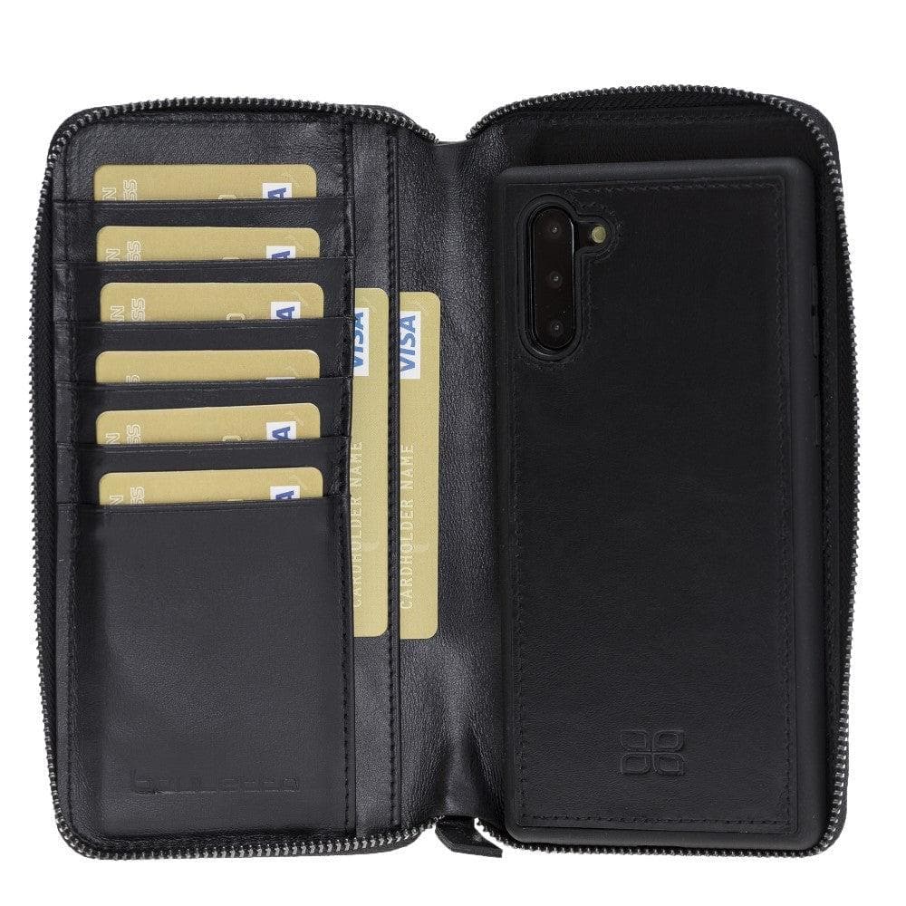 Samsung Galaxy Note 10 Series Genuine Leather Pouch Magnetic Cover Case