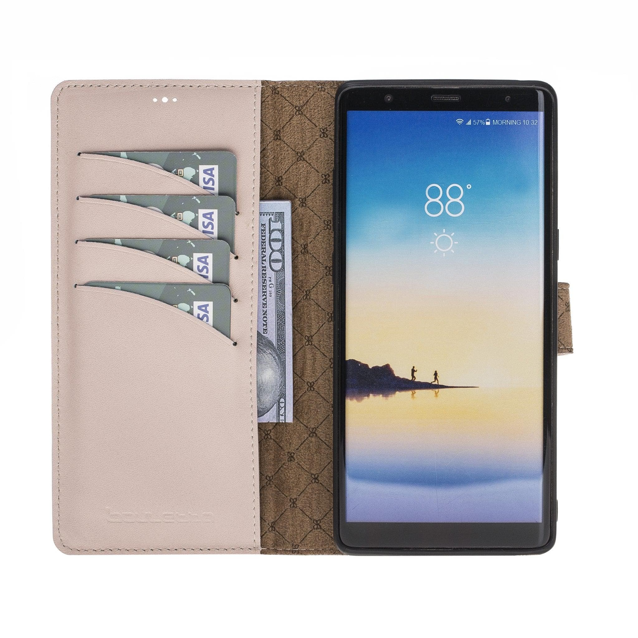 Samsung Galaxy Note 8 Series Genuine Leatjer Wallet Case