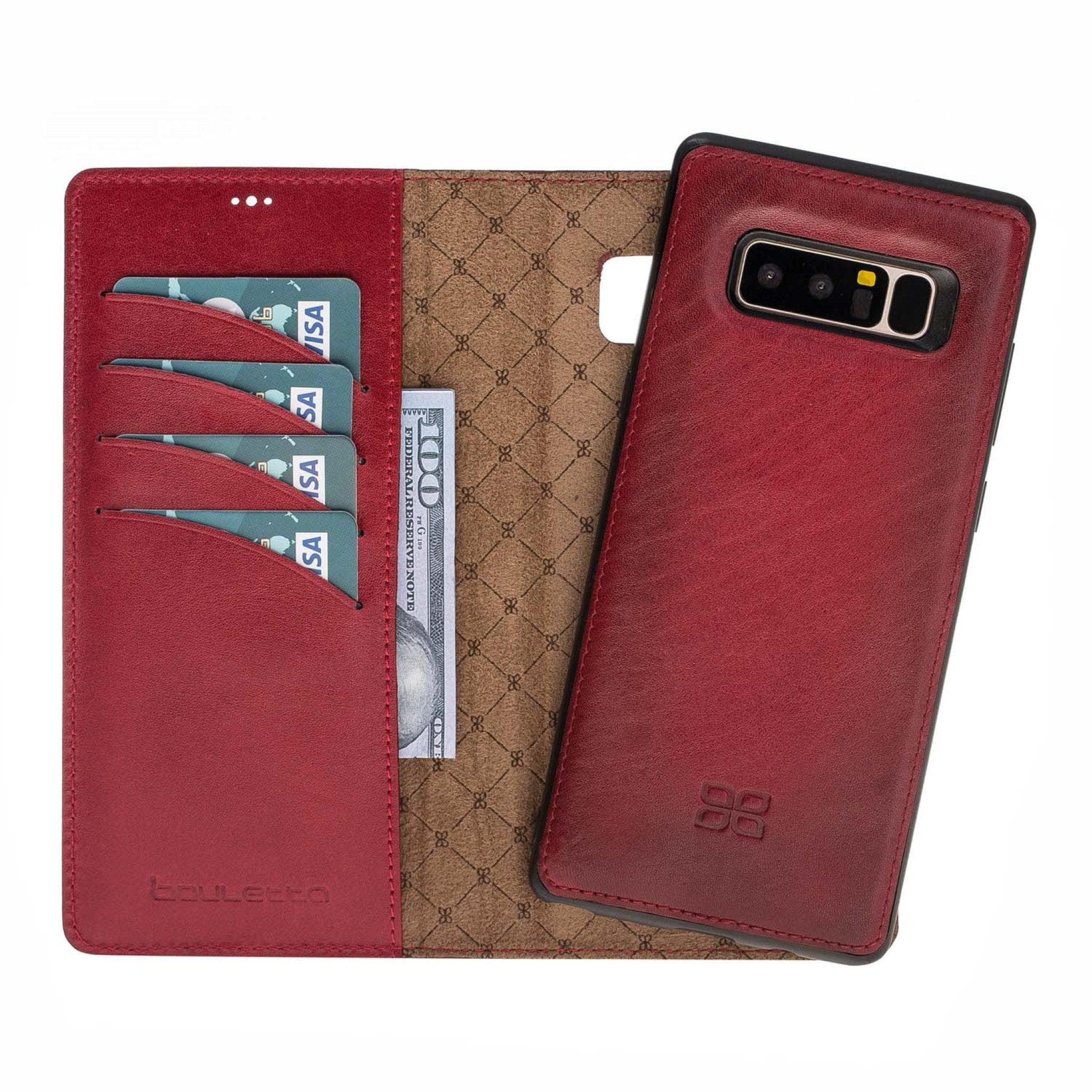 Samsung Galaxy Note 8 Series Genuine Leatjer Wallet Case