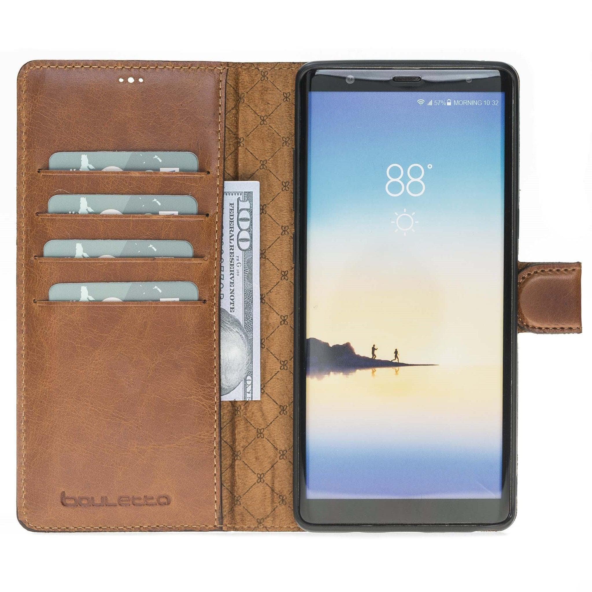 Samsung Galaxy Note 8 Series Genuine Leatjer Wallet Case