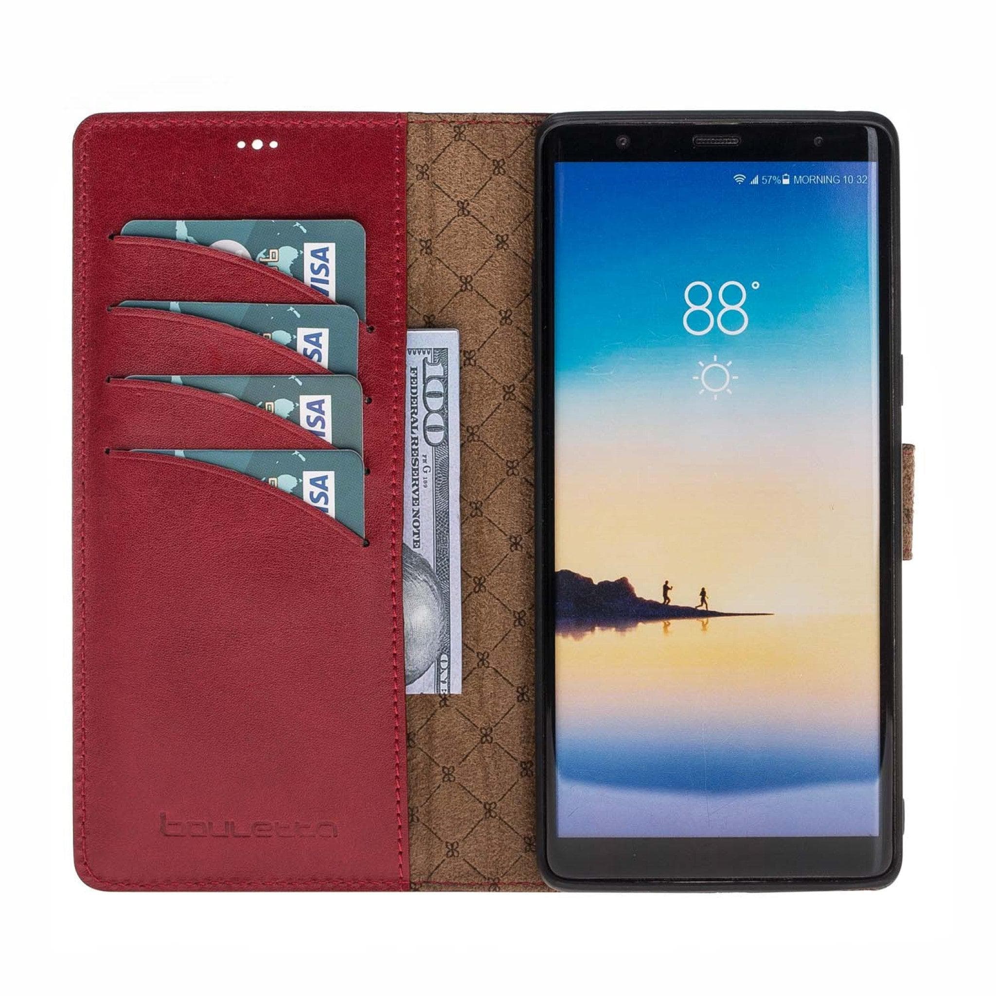 Samsung Galaxy Note 8 Series Genuine Leatjer Wallet Case