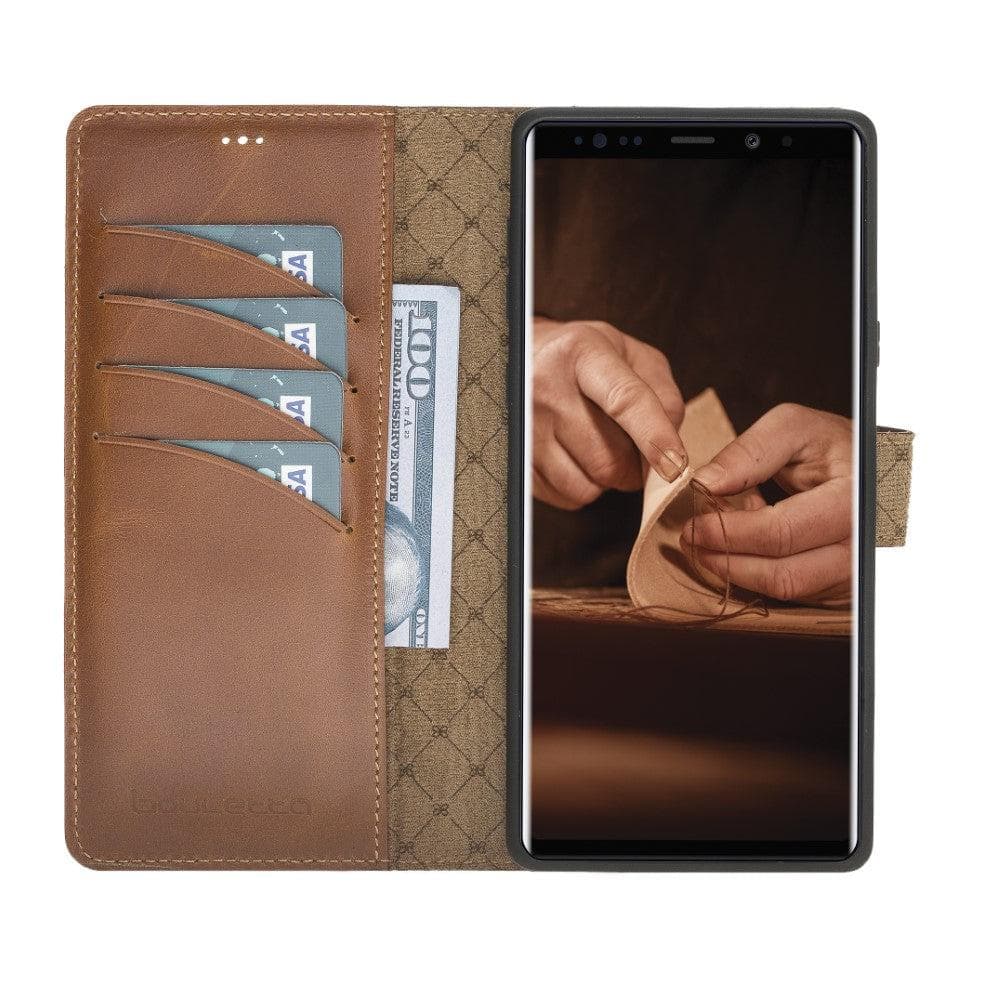 Samsung Galaxy Note 9 Series Genuine Leather Detachble Wallet Case