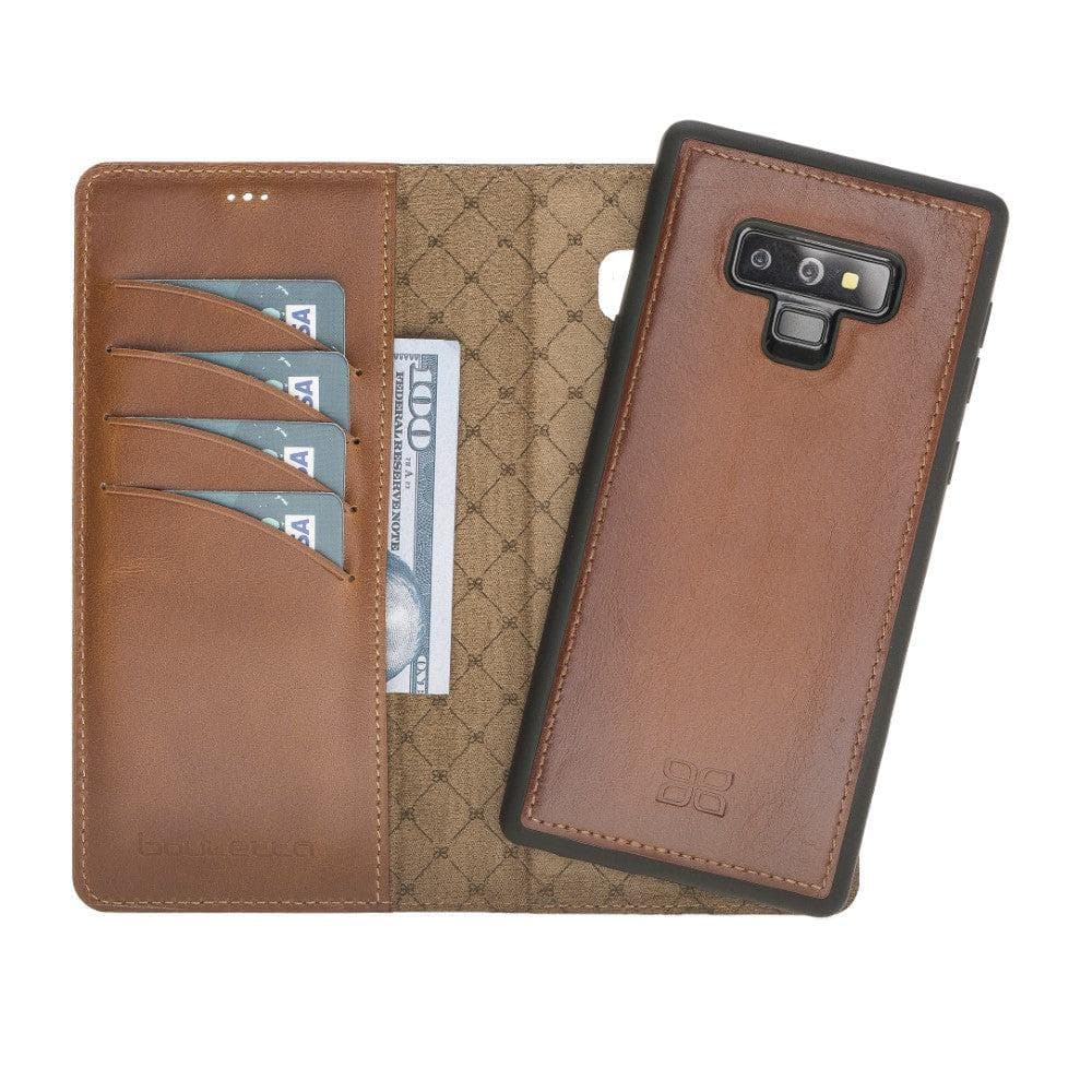 Samsung Galaxy Note 9 Series Genuine Leather Detachble Wallet Case