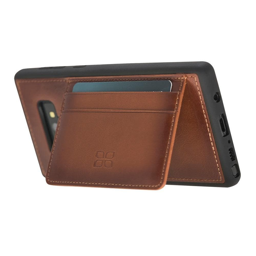 Samsung Galaxy Note 9 Series Genuine Leather Flexible Back Cover with Stand