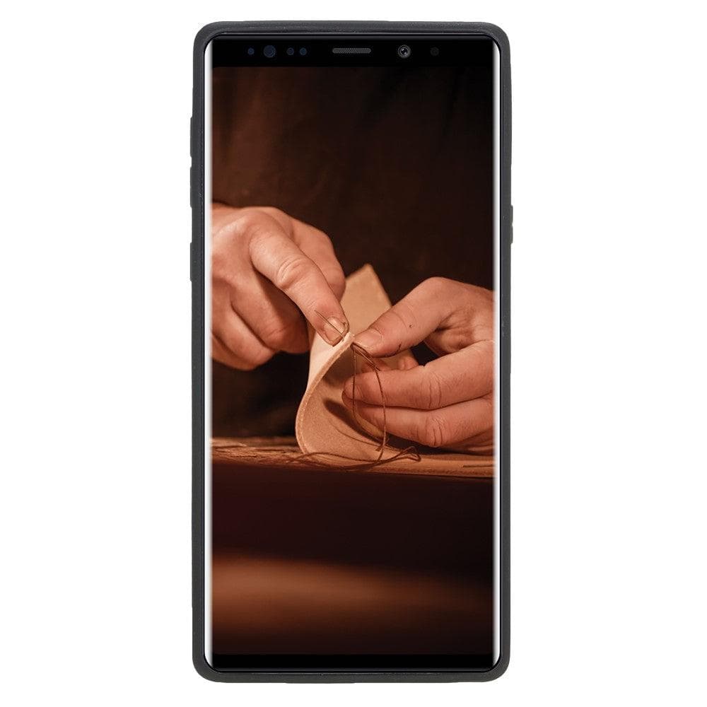 Samsung Galaxy Note 9 Series Genuine Leather Flexible Back Cover with Stand
