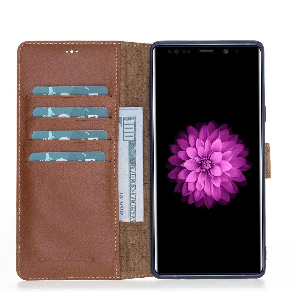 Samsung Galaxy Note 9 Series Genuine Leather Wallet Cover Folio Case