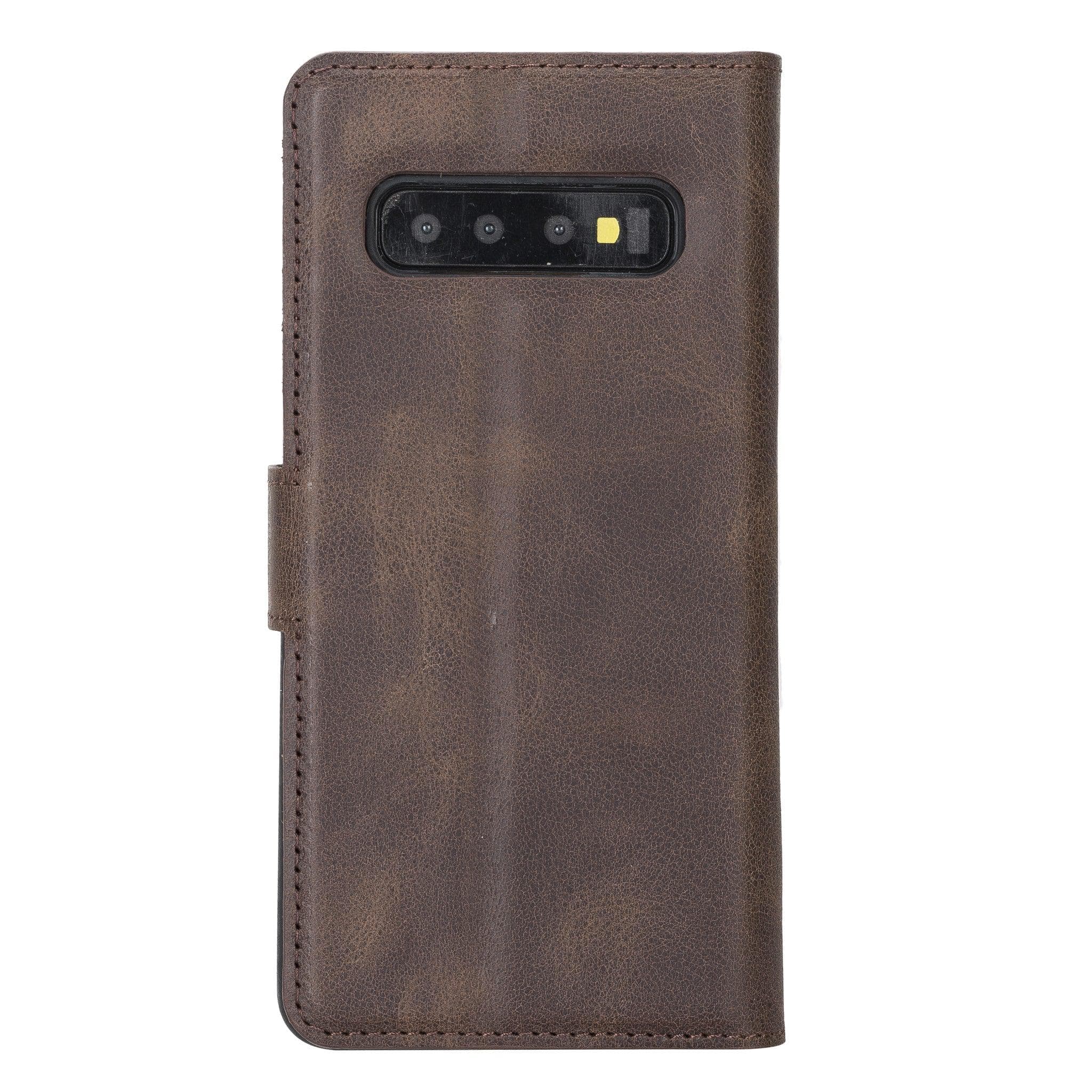 Samsung Galaxy S10 Series Genuine Leather Detachble Wallet Case