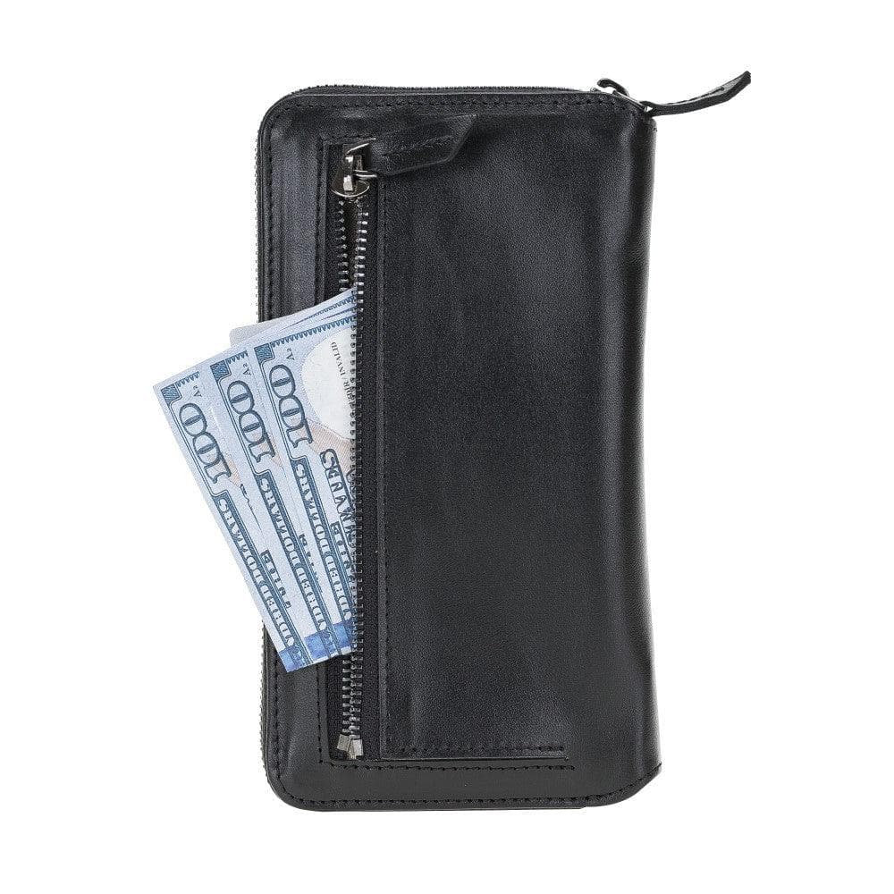 Samsung Galaxy S10 Series Genuine Leather Pounch Magnetic Wallet Case
