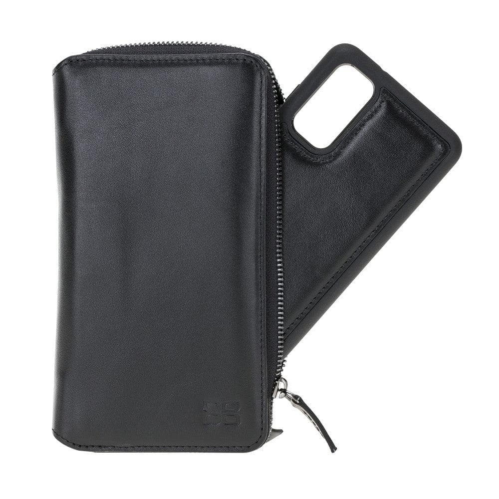 Samsung Galaxy S10 Series Genuine Leather Pounch Magnetic Wallet Case
