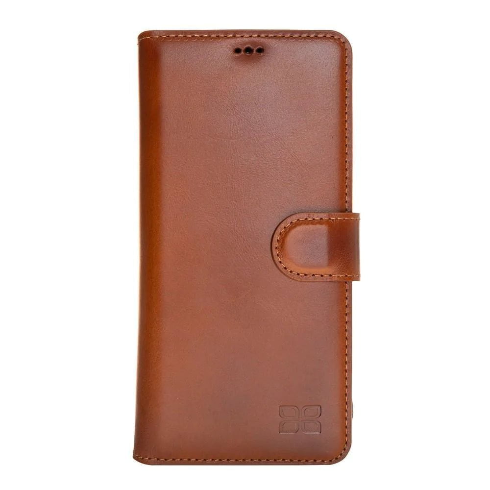 Samsung Galaxy S10 Series Genuine Leather Wallet Cover Folio Case