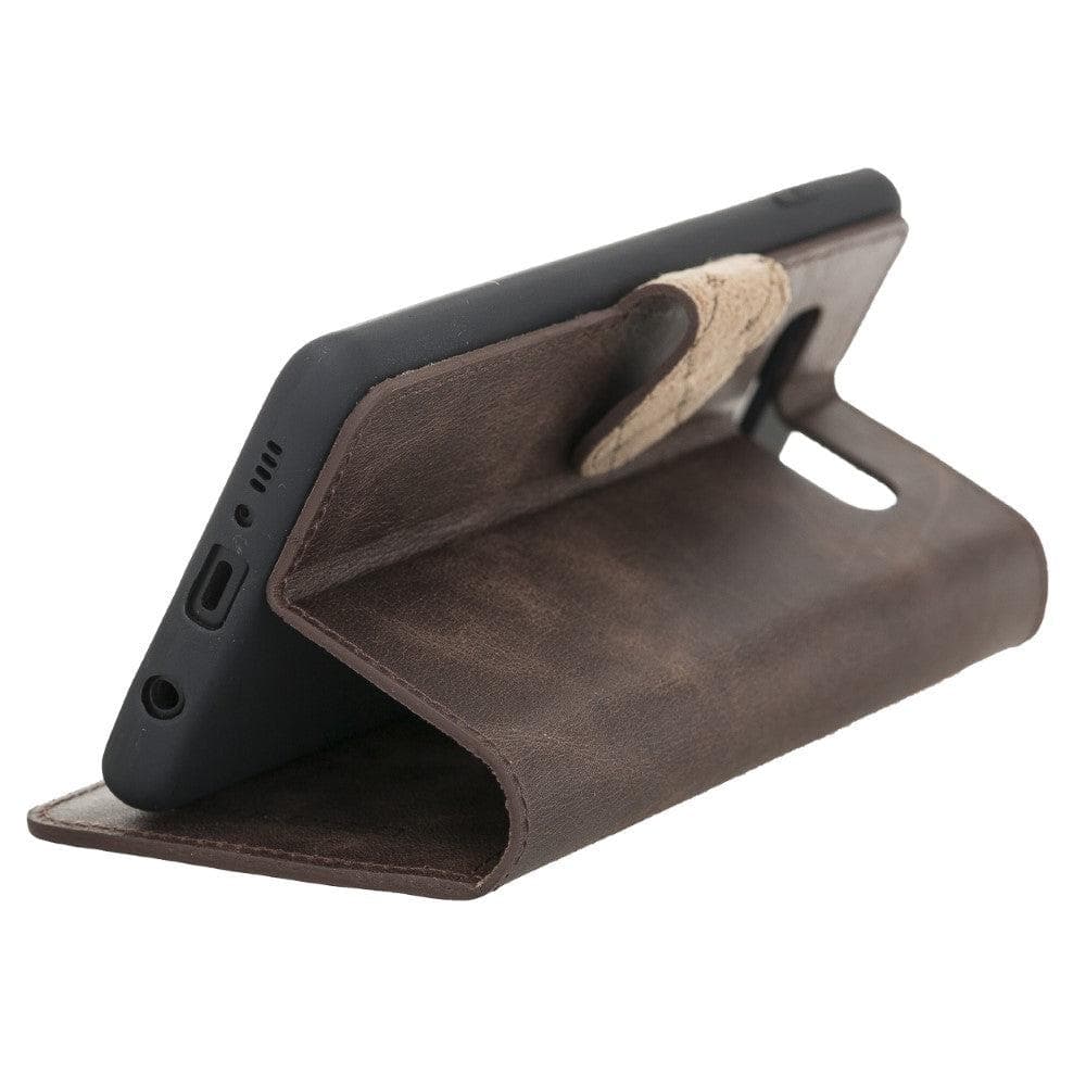Samsung Galaxy S10 Series Genuine Leather Wallet Cover Folio Case