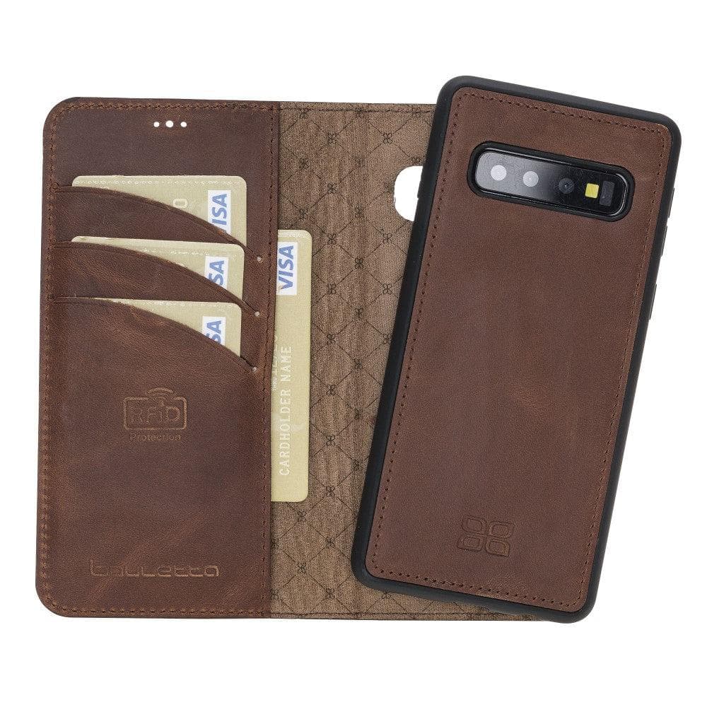 Samsung Galaxy S10 Series Genuine Leather Detachble Wallet Case