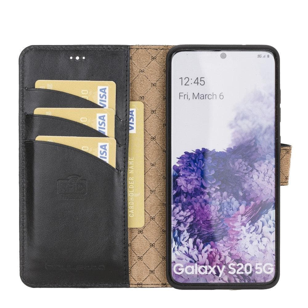Étui portefeuille en cuir pour Samsung Galaxy S20