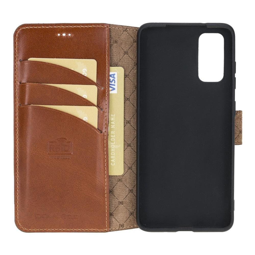 Samsung Galaxy S20 Series Genuine Leather Wallet Folio Case