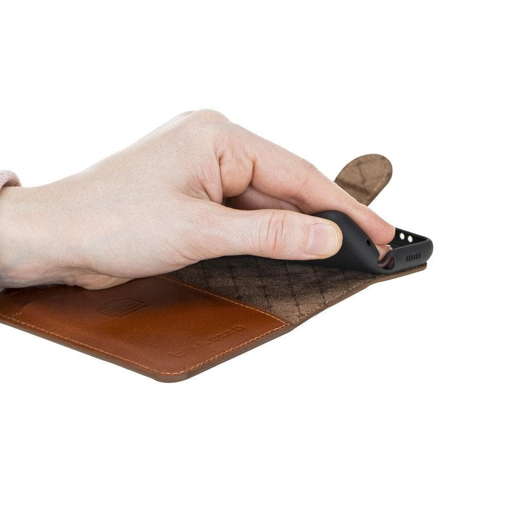 Samsung Galaxy S20 Series Genuine Leather Wallet Folio Case
