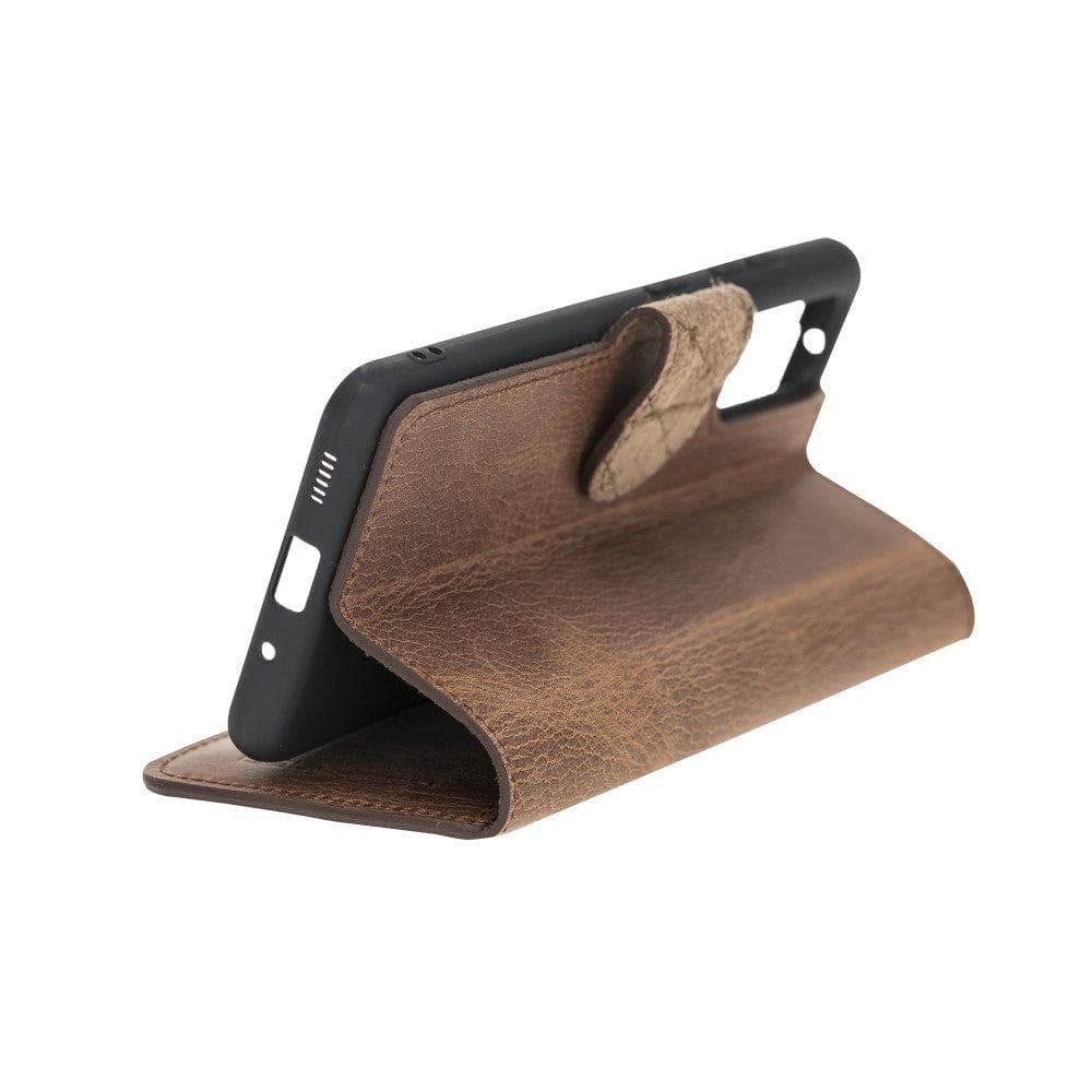 Samsung Galaxy S20 Series Genuine Leather Wallet Folio Case