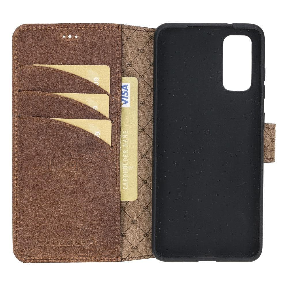 Samsung Galaxy S20 Series Genuine Leather Wallet Folio Case