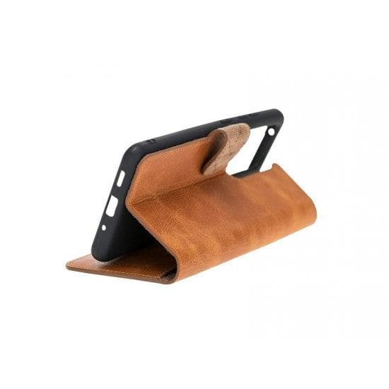 Samsung Galaxy S20 Series Genuine Leather Wallet Folio Case