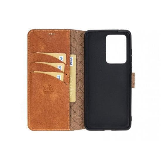 Samsung Galaxy S20 Series Genuine Leather Wallet Folio Case