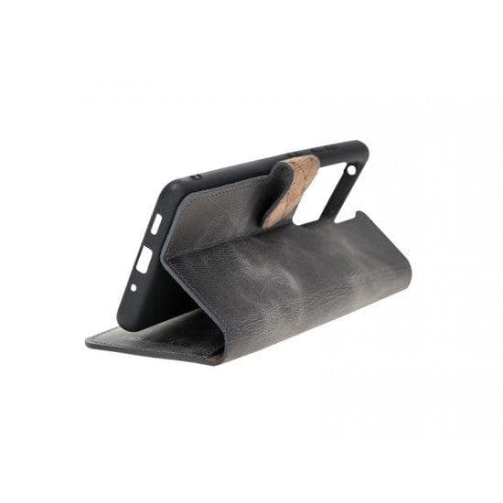 Samsung Galaxy S20 Series Genuine Leather Wallet Folio Case