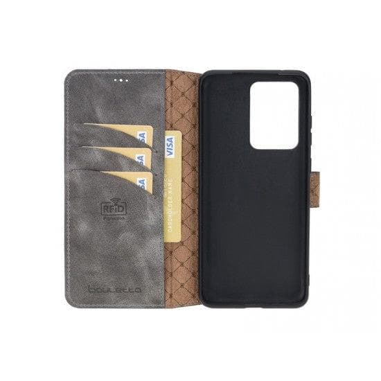 Samsung Galaxy S20 Series Genuine Leather Wallet Folio Case