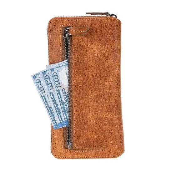 Samsung Galaxy S20 Series Genuine Leather Pouch Magnetic Wallet Case