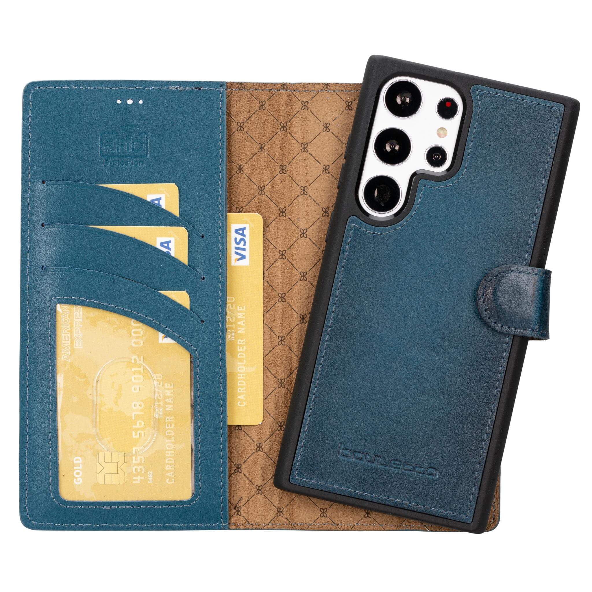 Samsung Galaxy S23 Series Genuine Leather Wallet Cases
