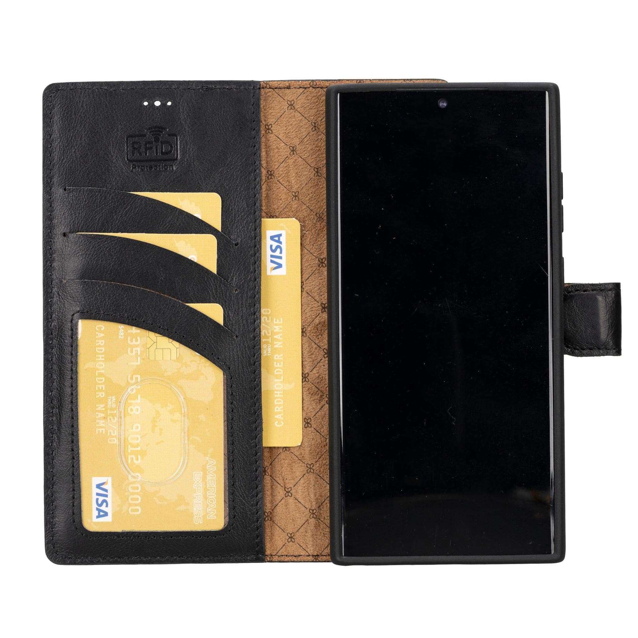 Samsung Galaxy S23 Series Genuine Leather Wallet Cases