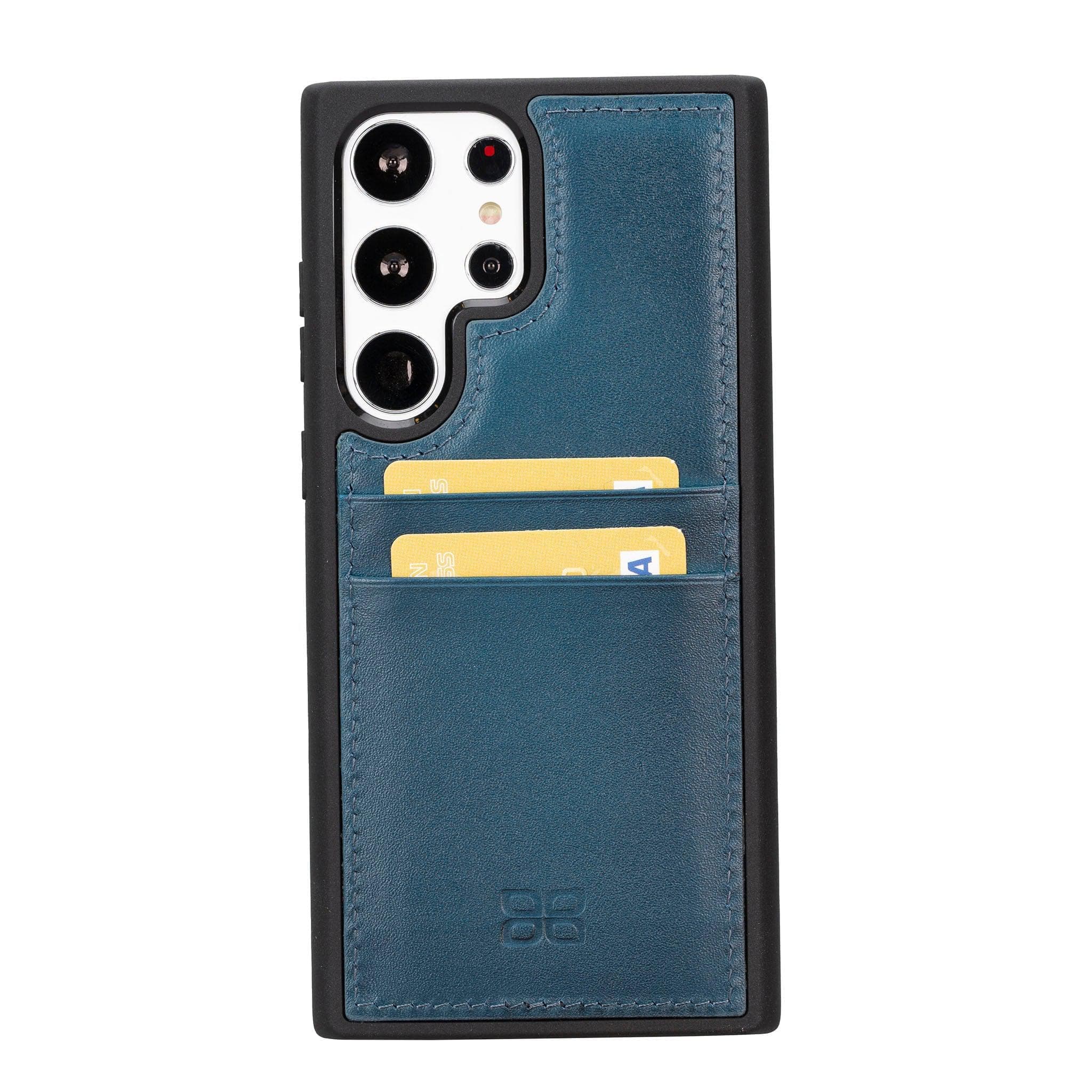 Galaxy S24 Plus (6.7") Genuine Leather Back Cover with Card Holder