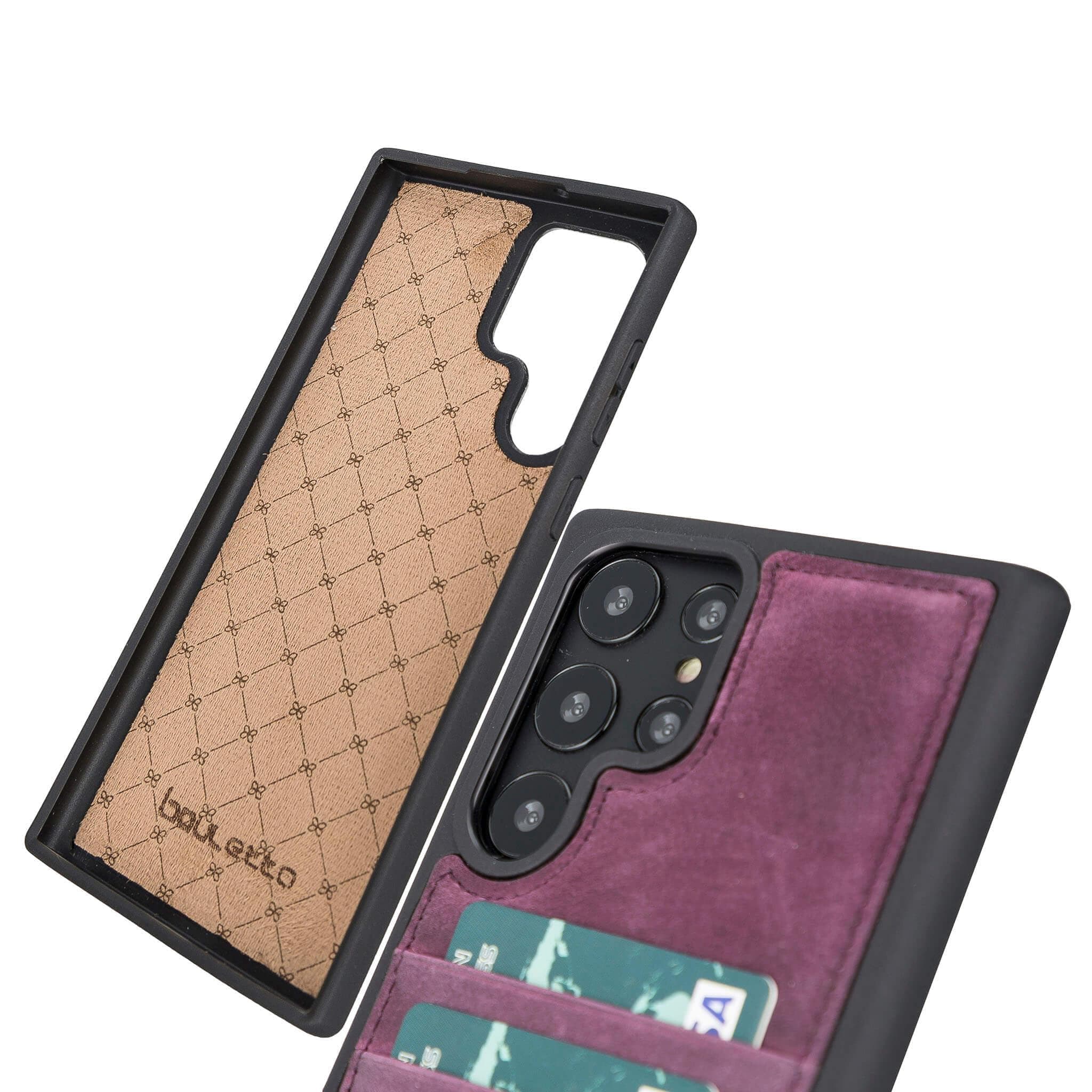 Galaxy S24 Plus (6.7") Genuine Leather Back Cover with Card Holder