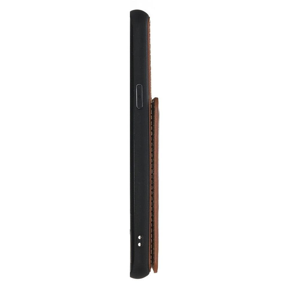 Samsung Galaxy S9 Series Genuine Leather Flexible Back Cover with Stand