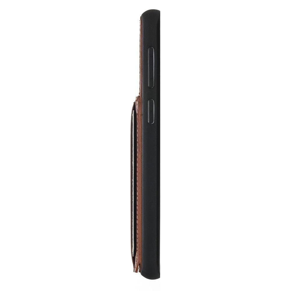 Samsung Galaxy S9 Series Genuine Leather Flexible Back Cover with Stand