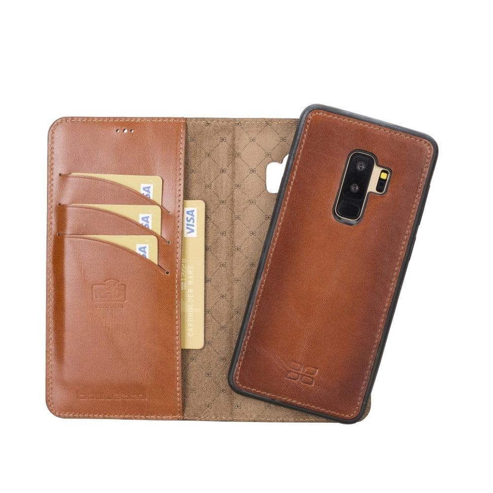 Samsung Galaxy S9 Series Genuine Leather Detachble Magic Wallet Case