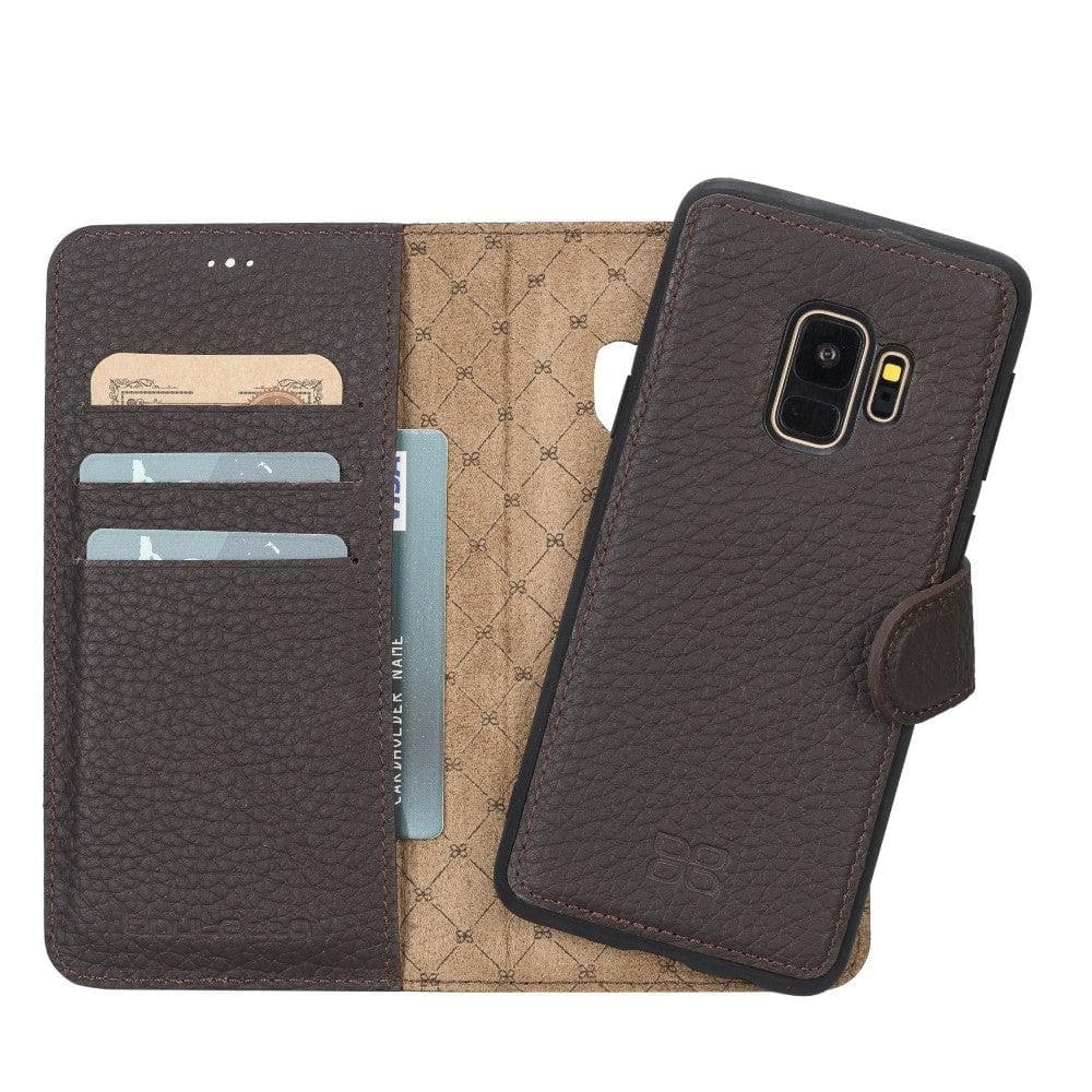 Samsung Galaxy S9 Series Genuine Leather Detachble Magic Wallet Case