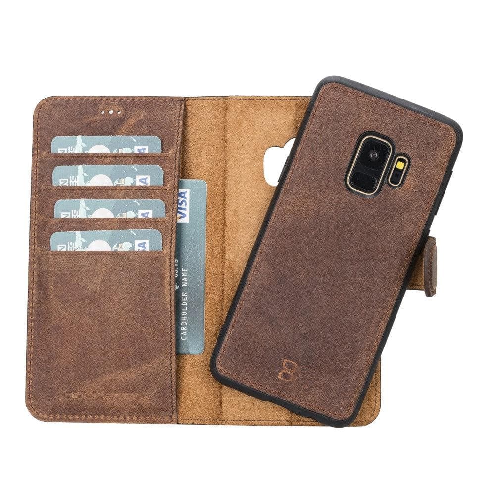 Samsung Galaxy S9 Series Genuine Leather Detachble Magic Wallet Case