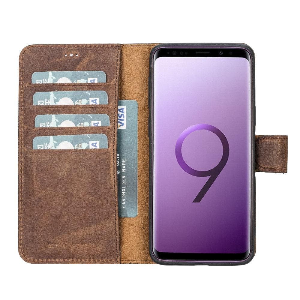 Samsung Galaxy S9 Series Genuine Leather Detachble Magic Wallet Case