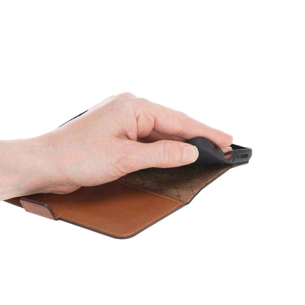 Samsung Galaxy S9 Series Genuine Leather Wallet Folio Case
