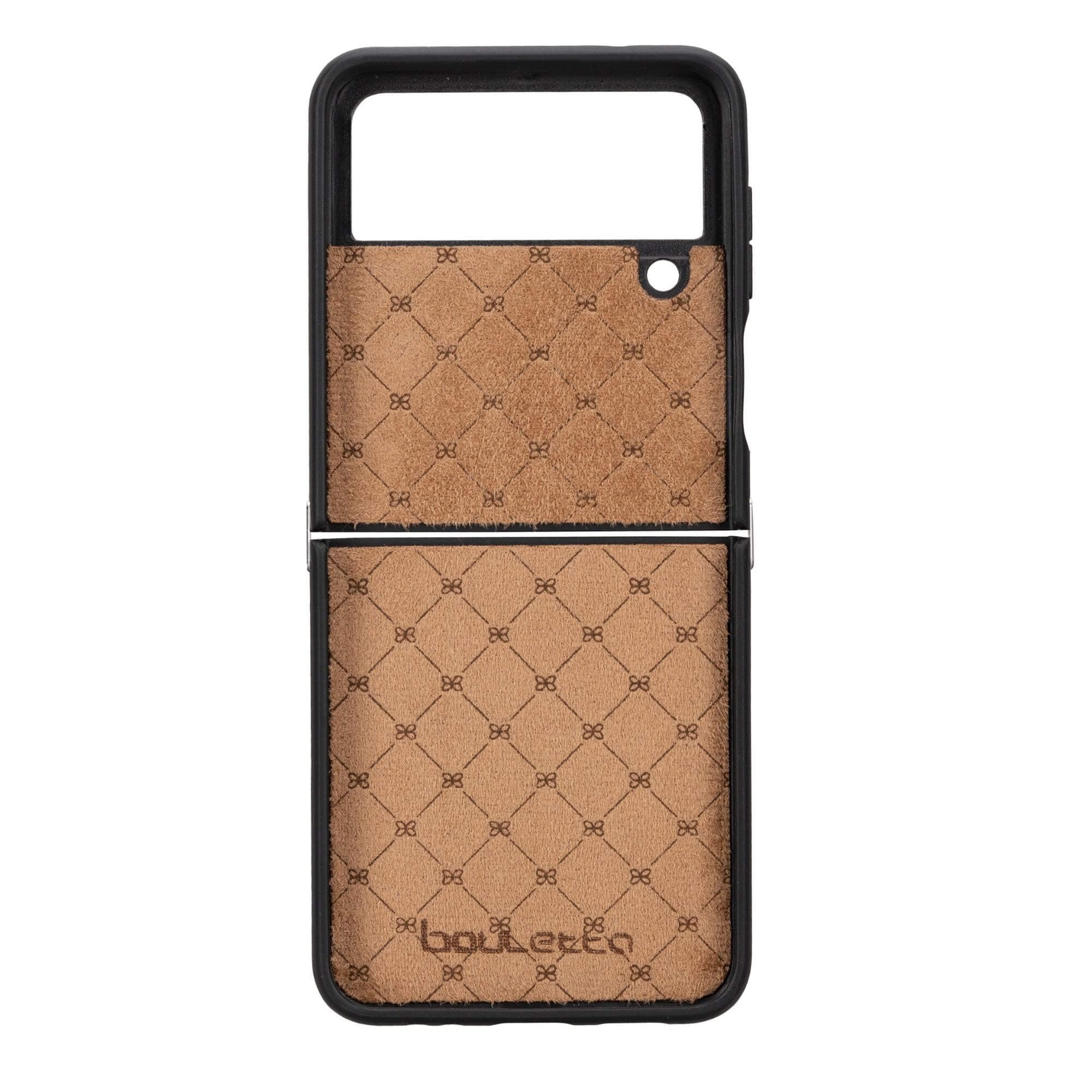 Samsung Galaxy Z Flip 4 Genuine Leather Back Cover Case