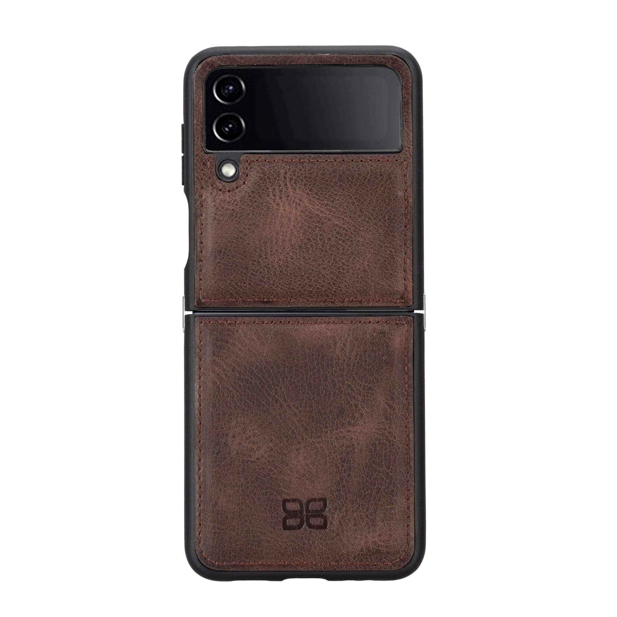 Samsung Galaxy Z Flip 4 Genuine Leather Back Cover Case