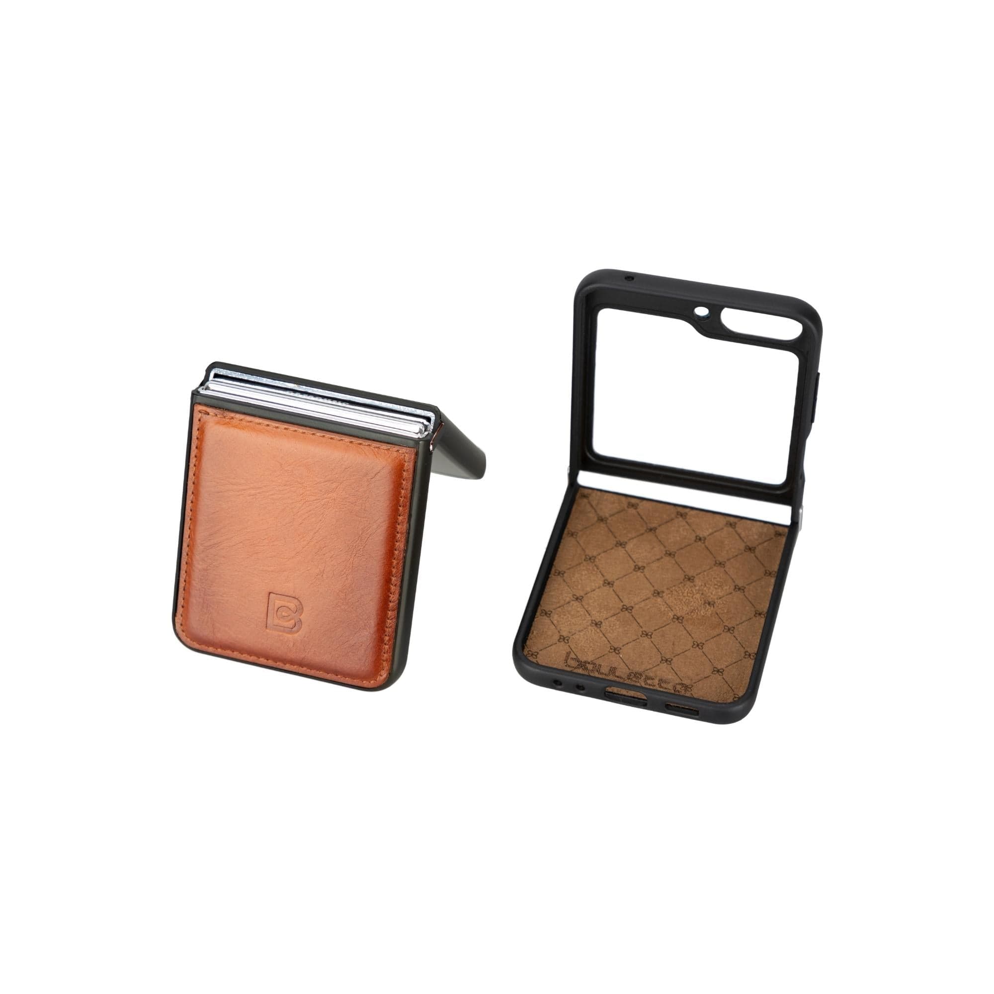Samsung Galaxy Z Flip 5 Genuine Leather Back Cover Case