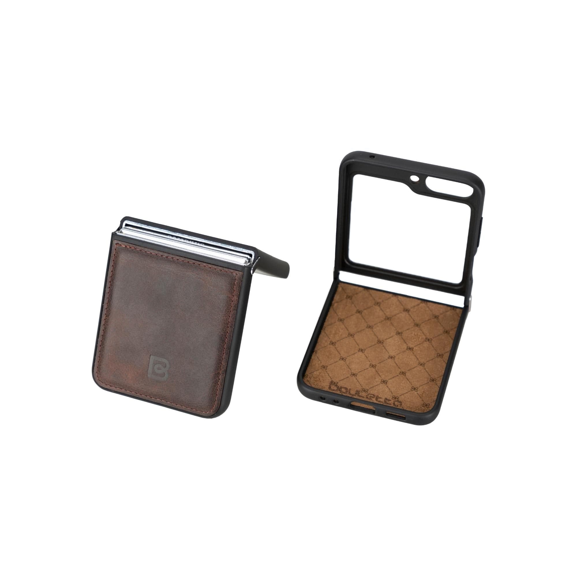 Samsung Galaxy Z Flip 5 Genuine Leather Back Cover Case